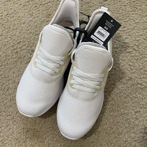 Women's White Wide Width Athletic Shoes